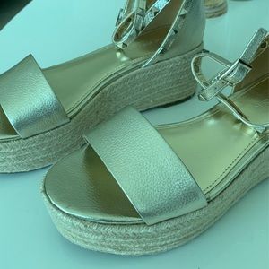 Marc Fisher Wedge sandals. NEW